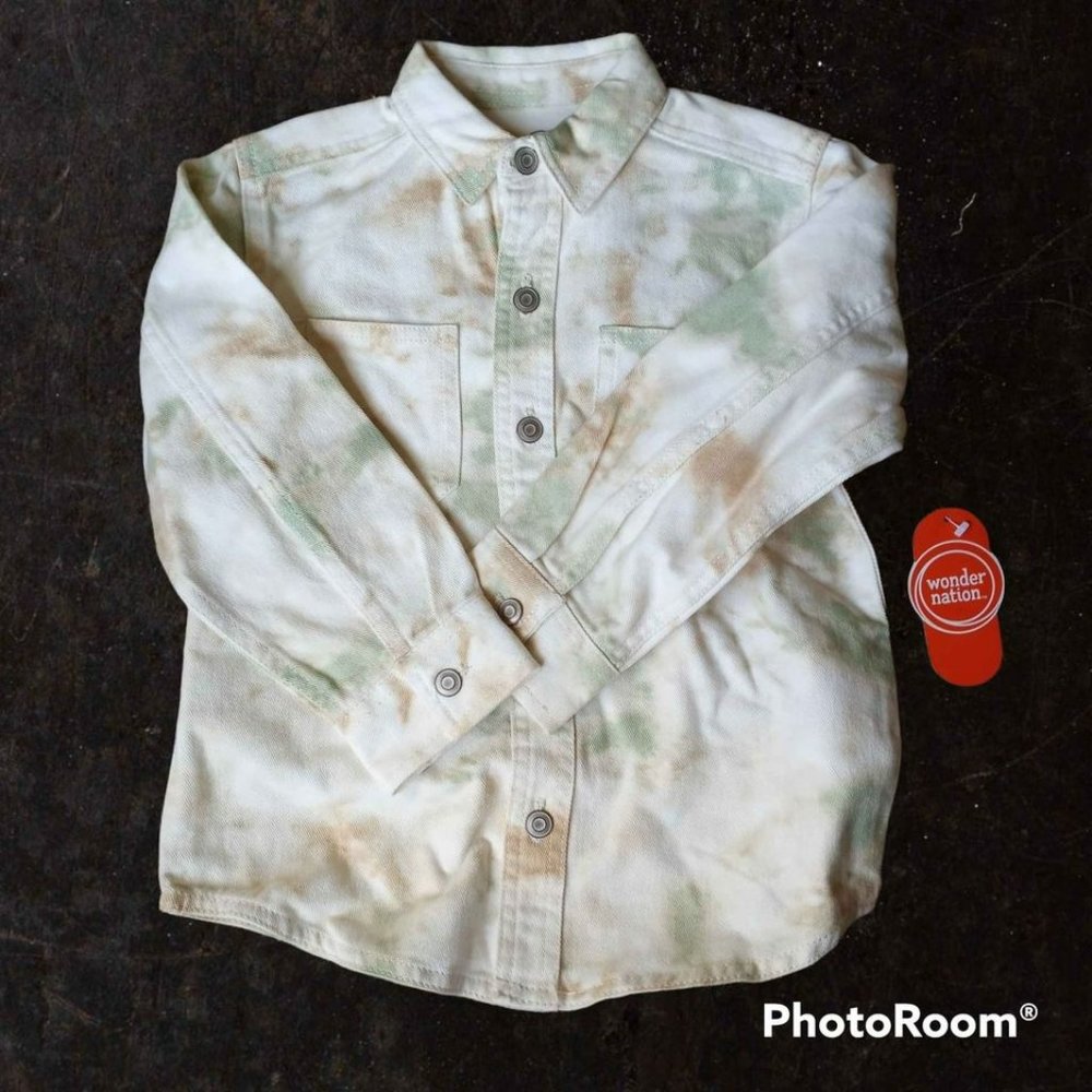 NEW Girl's Tie Dye Jacket size XS (4-5)